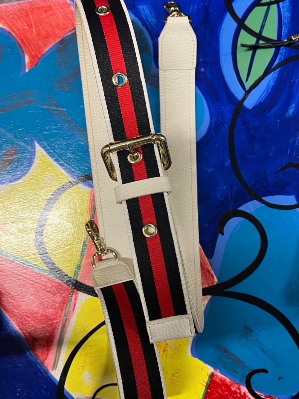 Bandolier shoulder strap for iPhone cases such as iPhone 13 pro max with a case